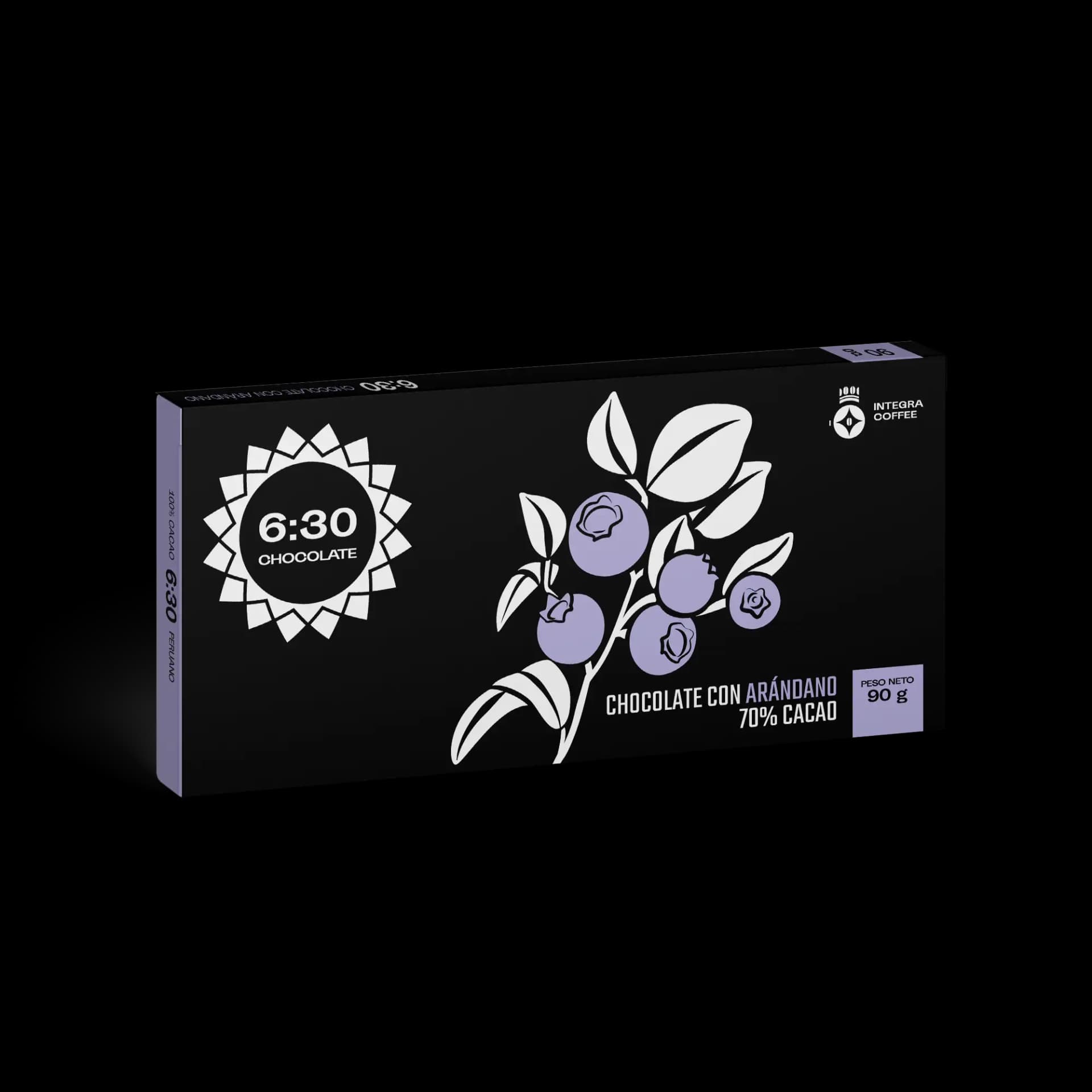 Chocolate con Arándanos 
